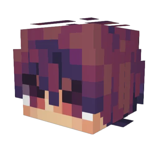 Avexus777 Minecraft avatar head, 3D render