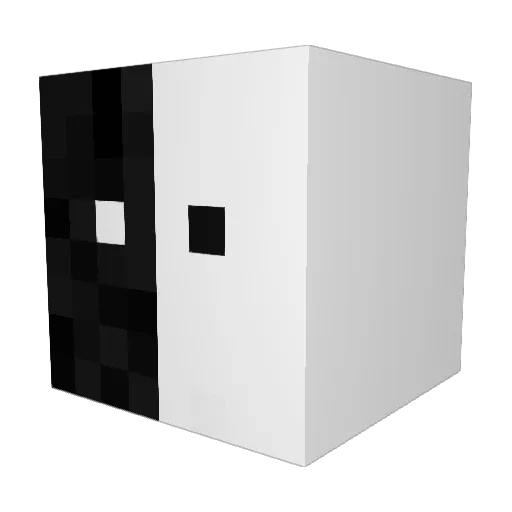 Avg_Nugget Minecraft avatar head, 3D render