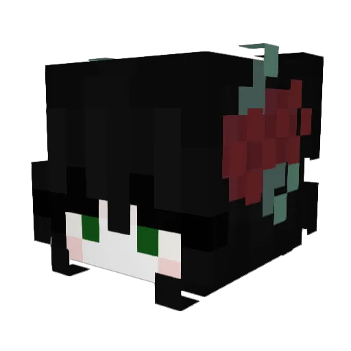 AviAviAvian Minecraft avatar head, 3D render