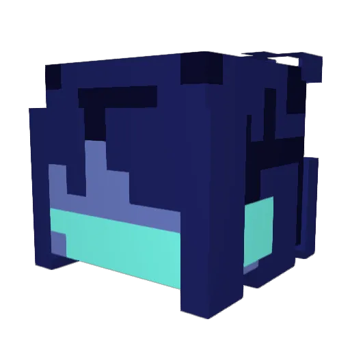 AvianSPR Minecraft avatar head, 3D render