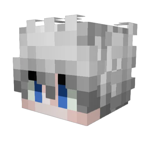 AvianSZN Minecraft avatar head, 3D render