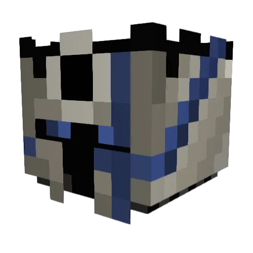 AviateurPants Minecraft avatar head, 3D render