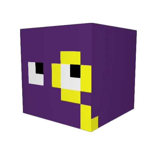 Avid_Squid Minecraft avatar head, 3D render