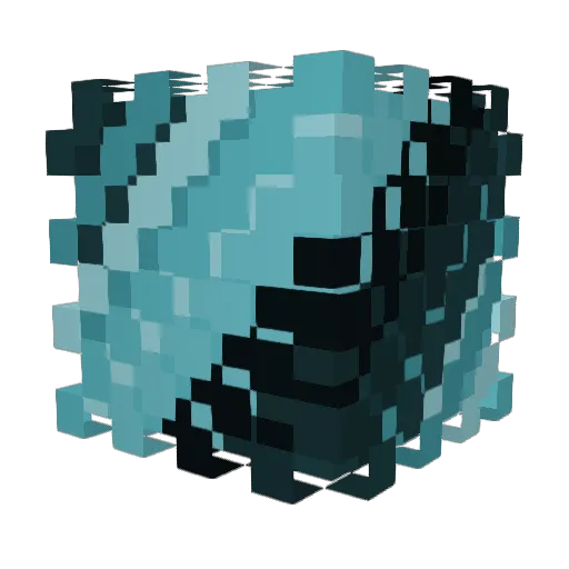 Avidzya Minecraft avatar head, 3D render