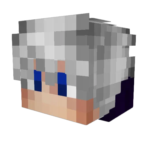 Aviergence Minecraft avatar head, 3D render