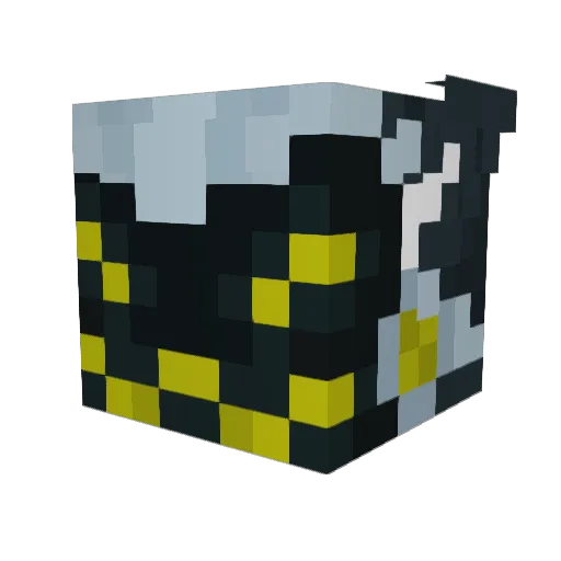 Avikan Minecraft avatar head, 3D render