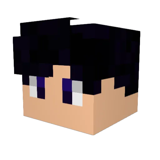 AvilsSG Minecraft avatar head, 3D render
