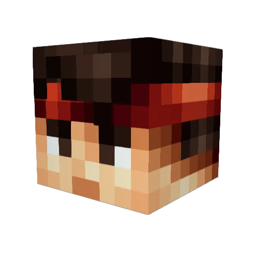 AvinTheTerrible Minecraft avatar head, 3D render