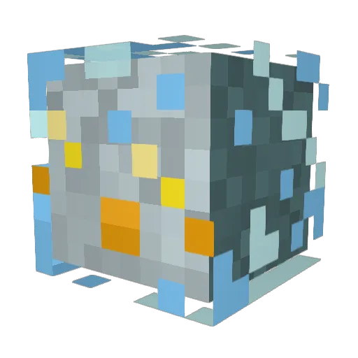 Avinychus Minecraft avatar head, 3D render