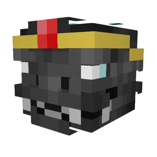 Avion19 Minecraft avatar head, 3D render