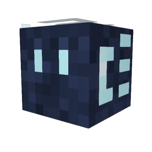 Avion28 Minecraft avatar head, 3D render