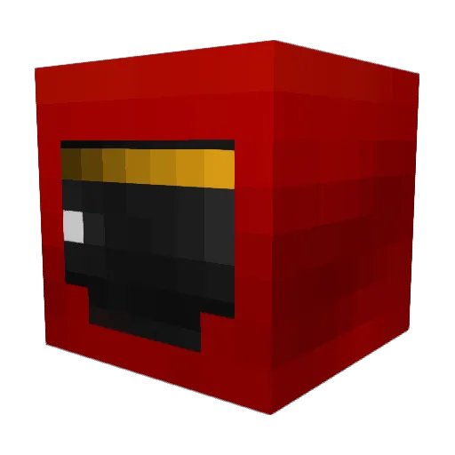 Avira656 Minecraft avatar head, 3D render