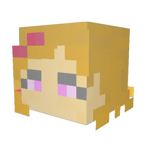 AvisTori Minecraft avatar head, 3D render