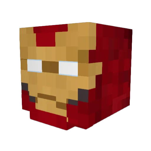 Aviv3599 Minecraft avatar head, 3D render