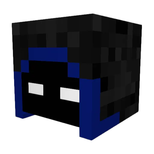 Avix0 Minecraft avatar head, 3D render