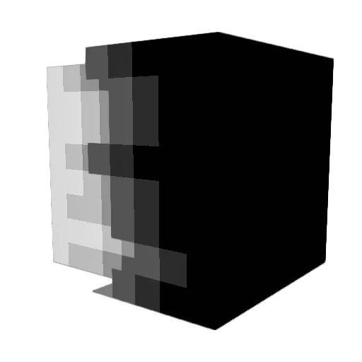 Avizly Minecraft avatar head, 3D render