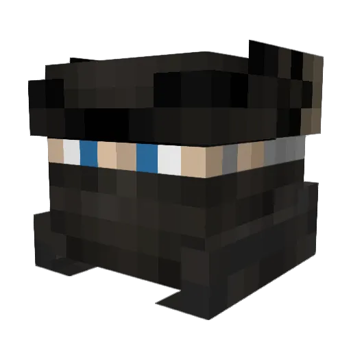 Avnys Minecraft avatar head, 3D render