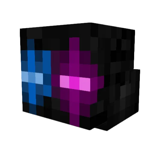 Avoc1 Minecraft avatar head, 3D render
