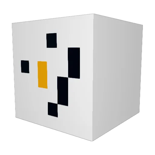 Avocado022 Minecraft avatar head, 3D render