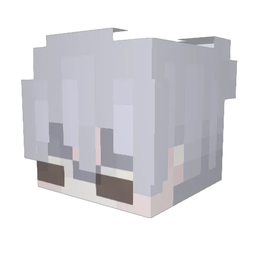Avocado9032 Minecraft avatar head, 3D render