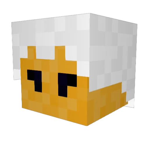 Avogadr0 Minecraft avatar head, 3D render