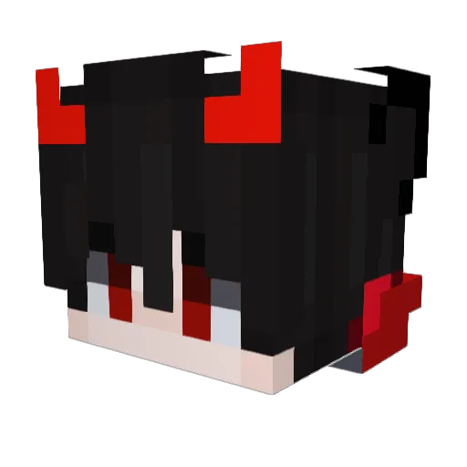 AvoidDak Minecraft avatar head, 3D render