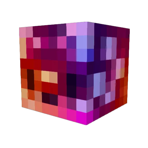 Avokz Minecraft avatar head, 3D render