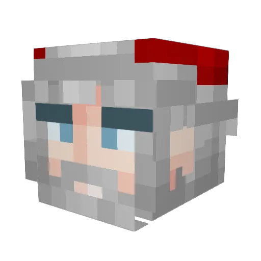 Avox753 Minecraft avatar head, 3D render