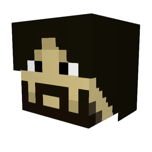 Avoz35 Minecraft avatar head, 3D render