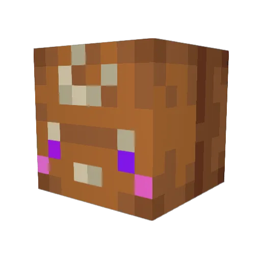 Avurger Minecraft avatar head, 3D render