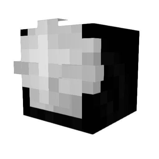 Avywenna Minecraft avatar head, 3D render