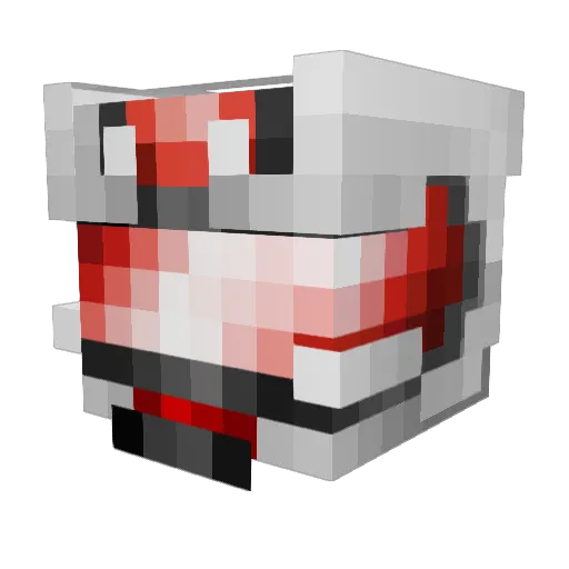 AwArDeD1 Minecraft avatar head, 3D render