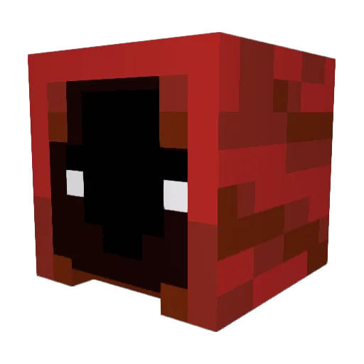 Aw_Tistic Minecraft avatar head, 3D render