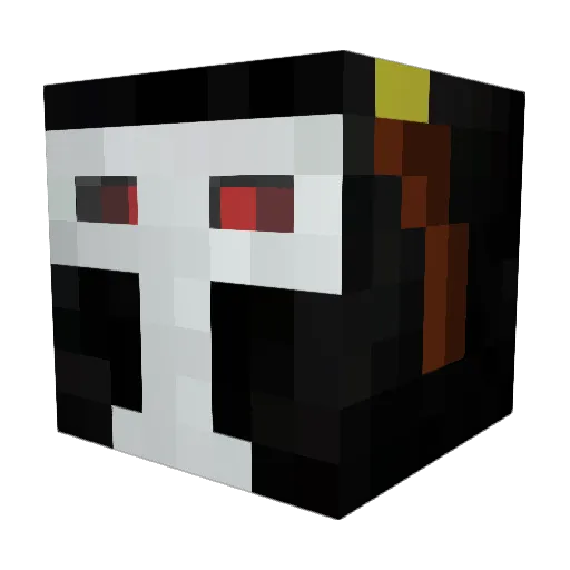 Awah_23 Minecraft avatar head, 3D render
