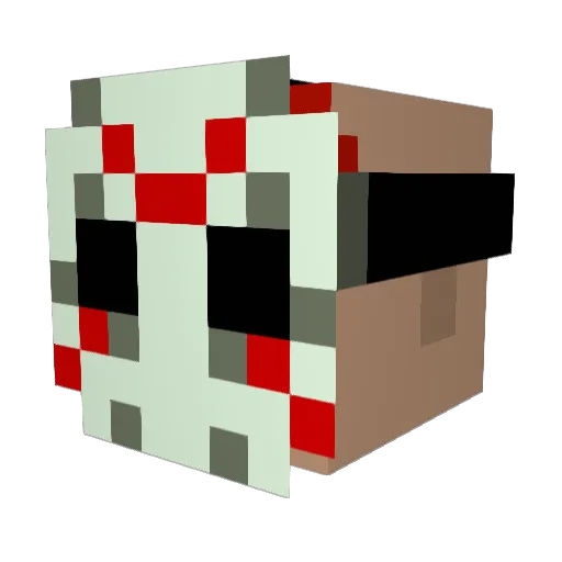 Awake005 Minecraft avatar head, 3D render