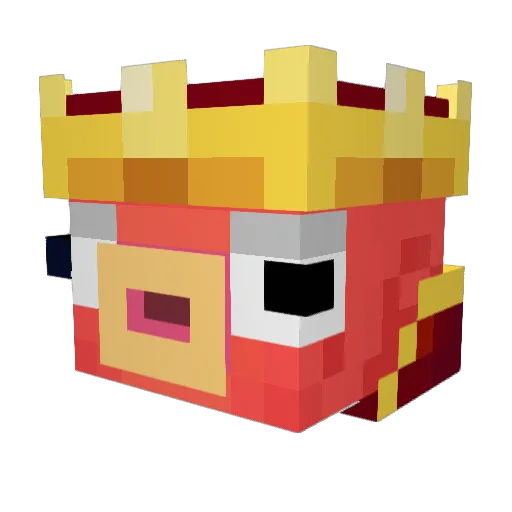 AwakeFlame22029 Minecraft avatar head, 3D render