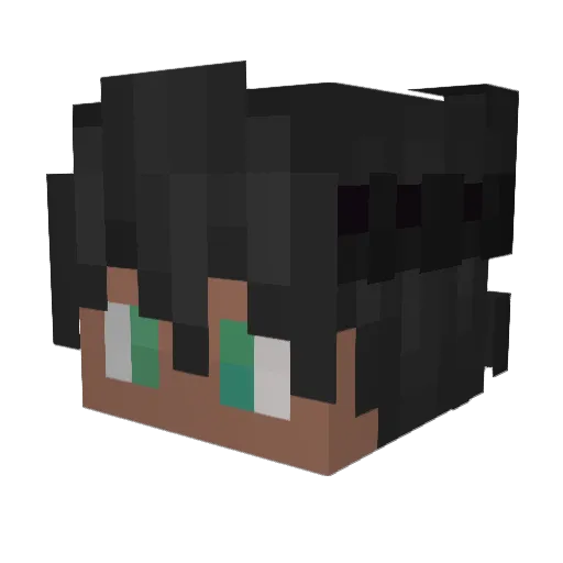 Awaken_Lynn Minecraft avatar head, 3D render