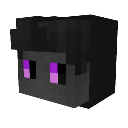 Awakeninqs Minecraft avatar head, 3D render