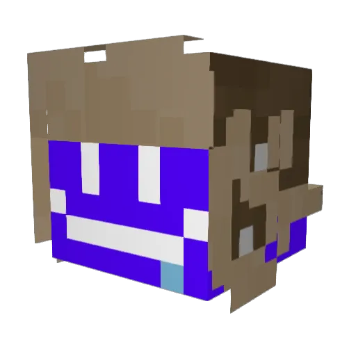Awakey__ Minecraft avatar head, 3D render