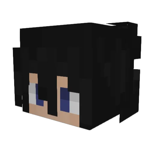 Awakzn Minecraft avatar head, 3D render