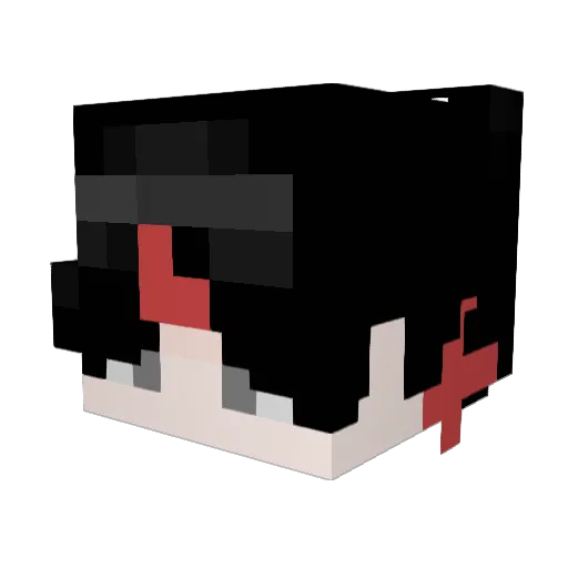 Awang1017 Minecraft avatar head, 3D render