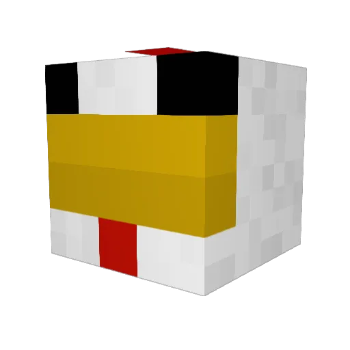AwaqeAlt16 Minecraft avatar head, 3D render