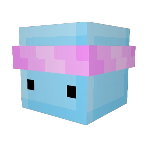 AwardedBubble76 Minecraft avatar head, 3D render