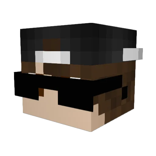 Aweeyy_ Minecraft avatar head, 3D render