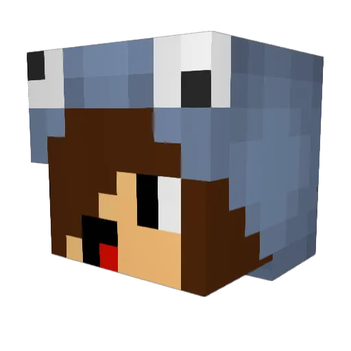 AwesomAlex3001 Minecraft avatar head, 3D render