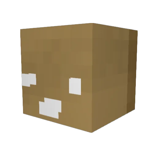 AwesomeDragoon5 Minecraft avatar head, 3D render