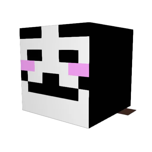 AwesomeET20 Minecraft avatar head, 3D render