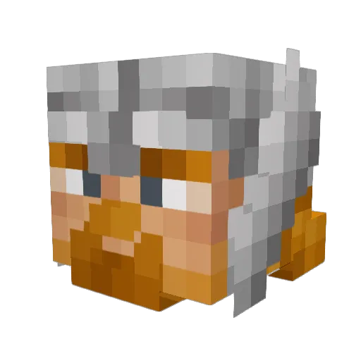 AwesomeJake5 Minecraft avatar head, 3D render