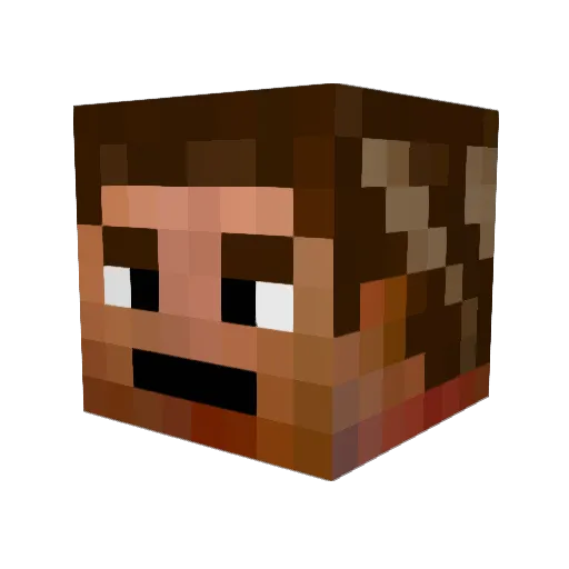 AwesomeManMagoo Minecraft avatar head, 3D render