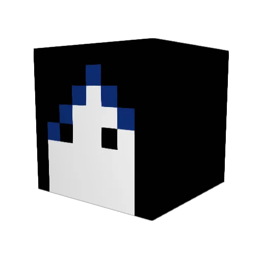 AwesomeMar Minecraft avatar head, 3D render